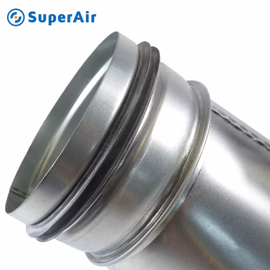 HVAC Steel Ductwork Connect Branch Y Spiral Duct Fitting